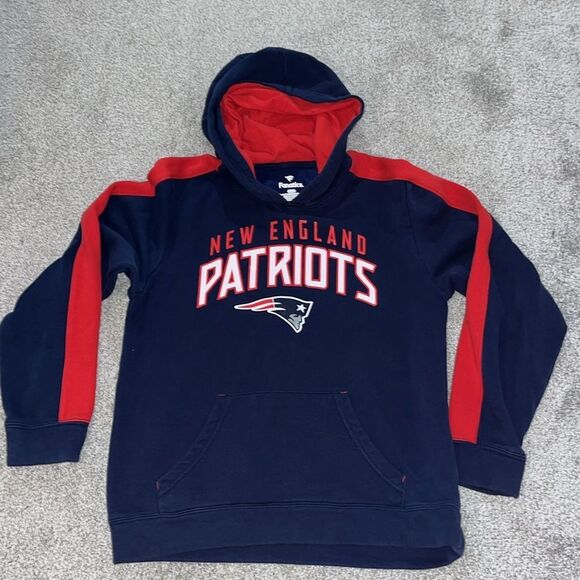 New England Patriots NFL Fanatics Hoodie hooded sweatshirt jacket pullover M - Picture 1 of 2